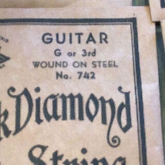 Vintage guitar, strings by black diamond set of five - Picture 3 of 7